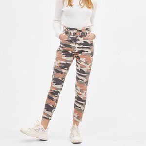 Bershka women's Pink Camo Trousers